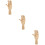 3pcs Wooden Flexible Hand Model Puppet 11