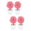 4pcs Artificial Topiary Potted Plant Bonsai Home Decor 9