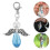15pcs Girls Beads Keychain Purse Hanging Decor 9