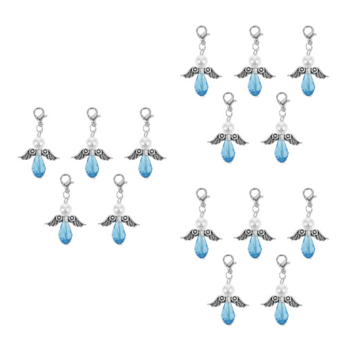 15pcs Girls Beads Keychain Purse Hanging Decor 1