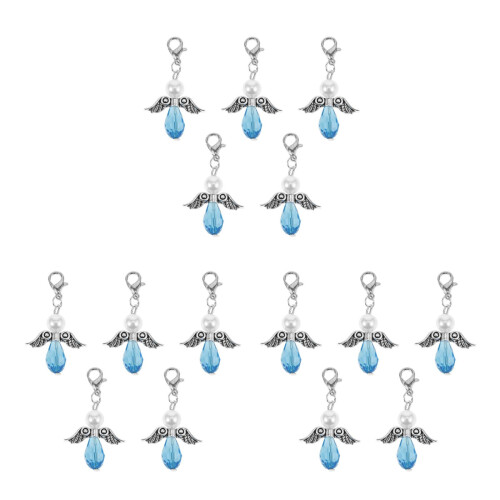 15pcs Girls Beads Keychain Purse Hanging Decor 2