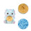 2pcs Lovely Adornment Cartoon Decor Holiday Gift 8