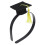 5pcs Mini Graduation Cap Headbands Grad Selfie Props 1