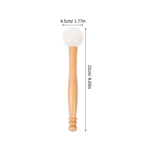 1set Sound Bowl Mallet Wood Handle with Sleeve 1