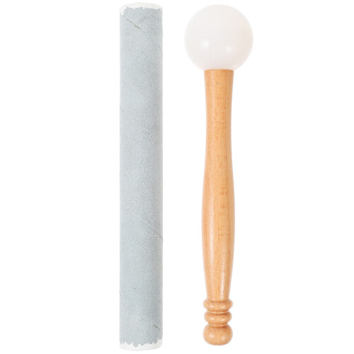 1set Sound Bowl Mallet Wood Handle with Sleeve