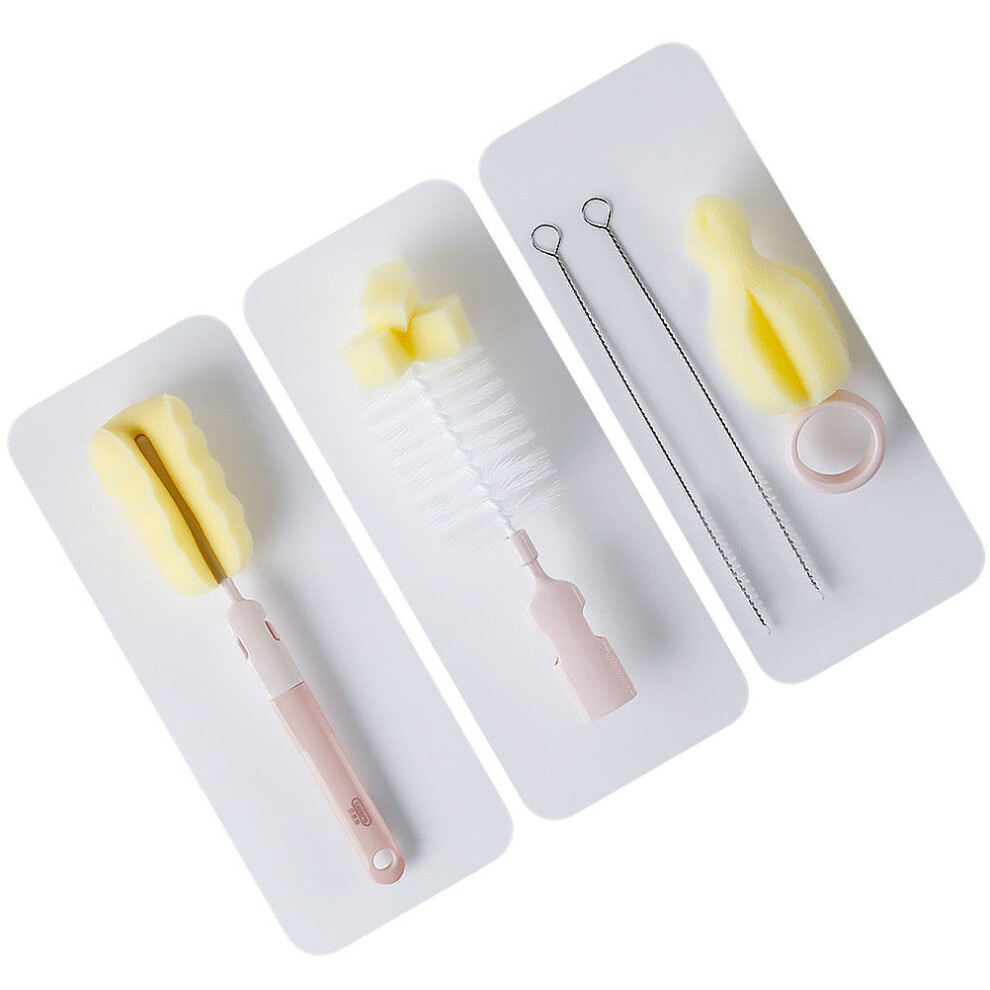 1Set Feeding Bottle Cleaning Brushes Long Handle Straw Pacifier Solustre