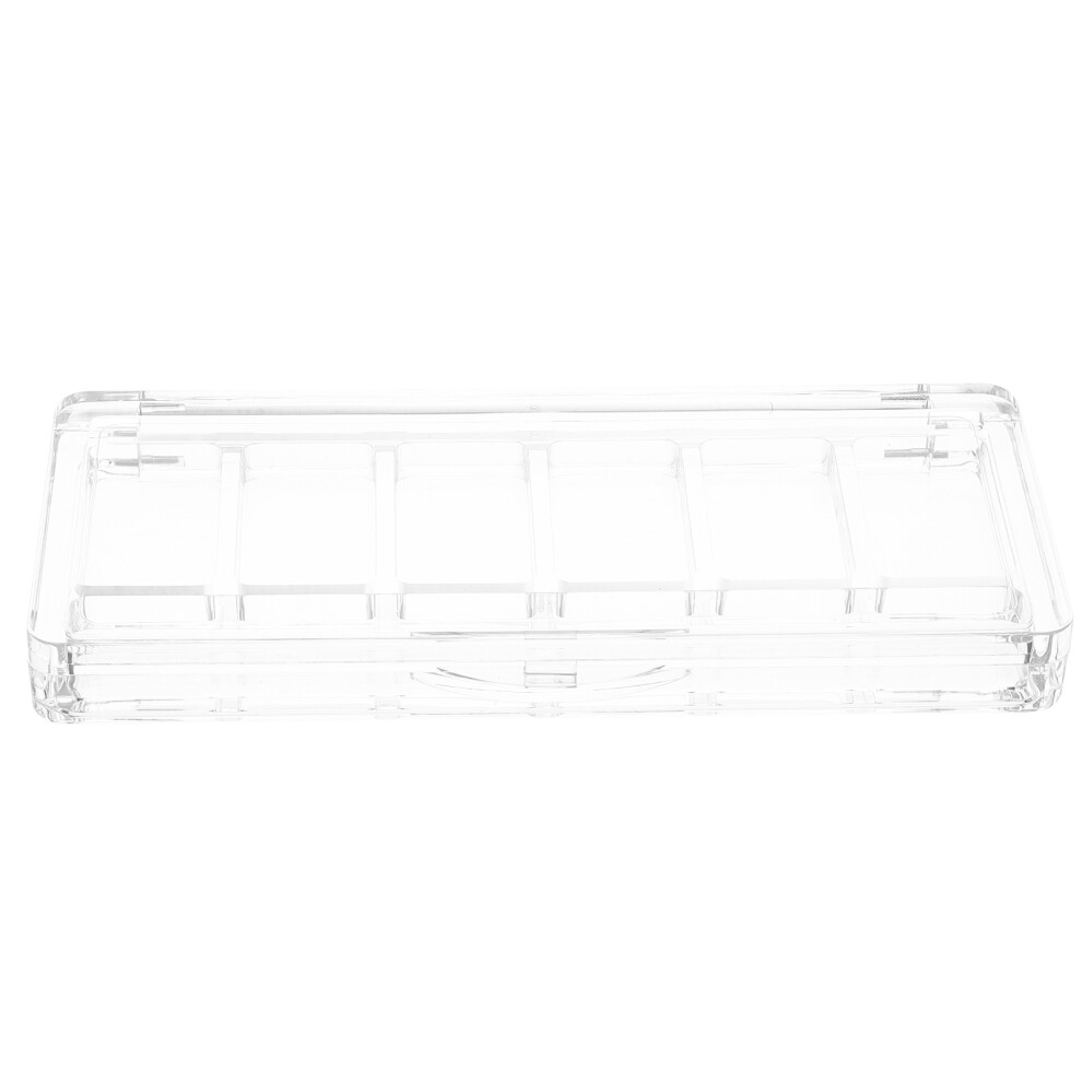 Solustre Clear Empty Makeup Palette For Diy Cosmetics 1Pc Transparent Container