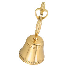Traditionele Gouden Koperen Handbel Voor Bidden En Ontspanning