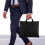 Portable Document Briefcase with Handle Zipper Pouch Storage Bag 7