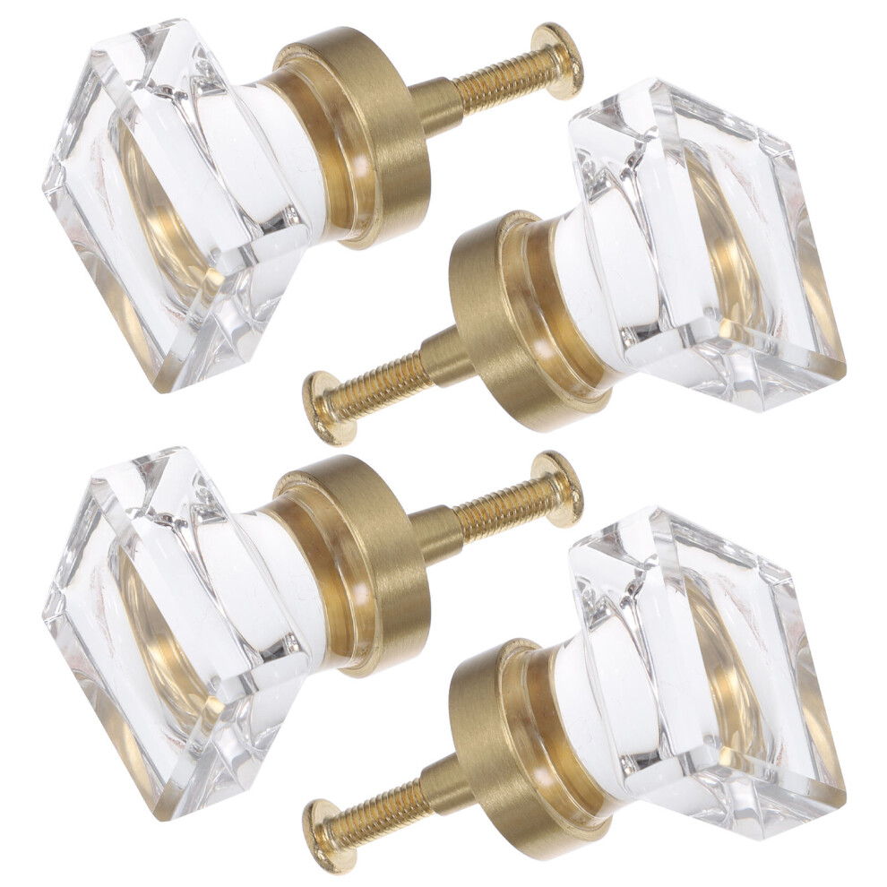 4Pcs Crystal Drawer Knobs Cabinet Pulls 3181023790301
