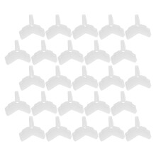 100Pcs White Plastic Hook Cap for Fishing Triple Hook Safety Protector