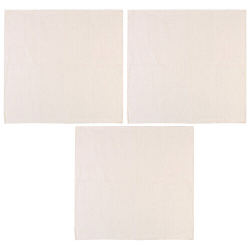 3pcs Embroidery Fabric DIY Kits 36x36cm Sealed Edges