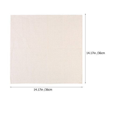 3pcs Embroidery Fabric DIY Kits 36x36cm Sealed Edges 1