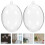 20pcs Clear Fillable Christmas Tree Ball Pendants 11