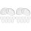 20pcs Clear Fillable Christmas Tree Ball Pendants 4