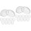 20pcs Clear Fillable Christmas Tree Ball Pendants 6