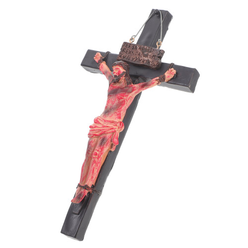 4pcs Wall Hanging Jesus Cross Resin Christian Decor 1