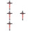 4pcs Wall Hanging Jesus Cross Resin Christian Decor 9