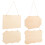 20pcs Unfinished Wood Hanging Signs DIY Craft Boards 1
