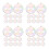 40pcs Clear Iridescent Shatterproof Ornament Balls Holiday Decor 8