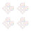 40pcs Clear Iridescent Shatterproof Ornament Balls Holiday Decor 4