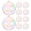 40pcs Clear Iridescent Shatterproof Ornament Balls Holiday Decor 3