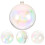 40pcs Clear Iridescent Shatterproof Ornament Balls Holiday Decor 11