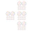 40pcs Clear Iridescent Shatterproof Ornament Balls Holiday Decor 9