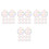 40pcs Clear Iridescent Shatterproof Ornament Balls Holiday Decor 7