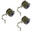 6pcs Leaf Weaving Hemp Rope 10m DIY Wrapping 6