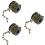 6pcs Leaf Weaving Hemp Rope 10m DIY Wrapping 7