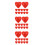 36pcs Clear Plastic Heart Ornaments Fillable Party Favors 6