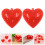 36pcs Clear Plastic Heart Ornaments Fillable Party Favors 11