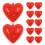 36pcs Clear Plastic Heart Ornaments Fillable Party Favors 2
