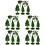 25Pcs Durable Plastic Mini Landscaping Tree Figures for Tabletop 8
