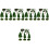 25Pcs Durable Plastic Mini Landscaping Tree Figures for Tabletop 6