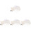 4pcs Acrylic Clear Bell Ornaments Xmas Tree Decor 4