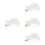 4pcs Acrylic Clear Bell Ornaments Xmas Tree Decor 8