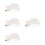 4pcs Acrylic Clear Bell Ornaments Xmas Tree Decor 9