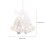 4pcs Acrylic Clear Bell Ornaments Xmas Tree Decor 11