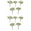10pcs Artificial Plants Plastic Greenery Fake Outdoor Decor 5