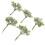 10pcs Artificial Plants Plastic Greenery Fake Outdoor Decor 9