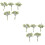 10pcs Artificial Plants Plastic Greenery Fake Outdoor Decor 6