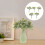 10pcs Artificial Plants Plastic Greenery Fake Outdoor Decor 10