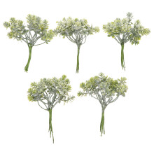 10pcs Artificial Plants Plastic Greenery Fake Outdoor Decor