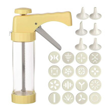 1set Plastic Cake Piping Cookie Press Baking Tool
