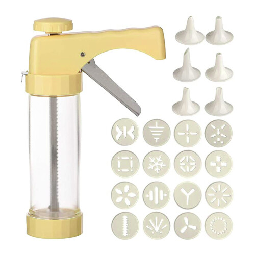 1set Plastic Cake Piping Cookie Press Baking Tool