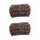 2pcs Woolen Yarn Knitted Ponytail Hat for Outdoor Camping 5