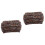 2pcs Woolen Yarn Knitted Ponytail Hat for Outdoor Camping 4
