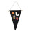 2 stuks badge brooch met wimpel, zwart S 5